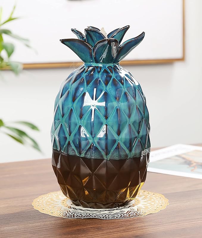 Ceramic Pineapple Incense Burner