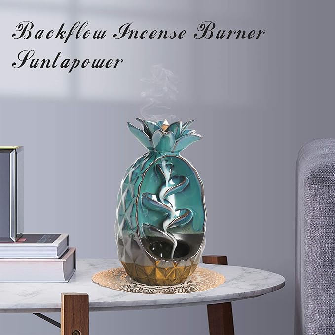 Ceramic Pineapple Incense Burner