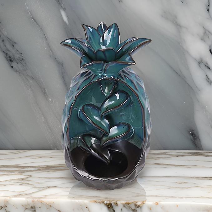 Ceramic Pineapple Incense Burner