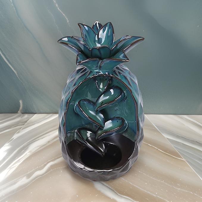 Ceramic Pineapple Incense Burner