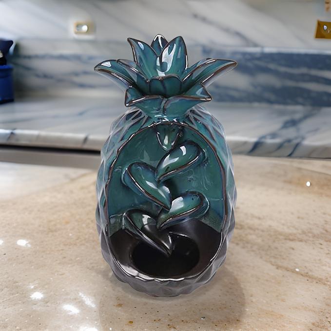 Ceramic Pineapple Incense Burner