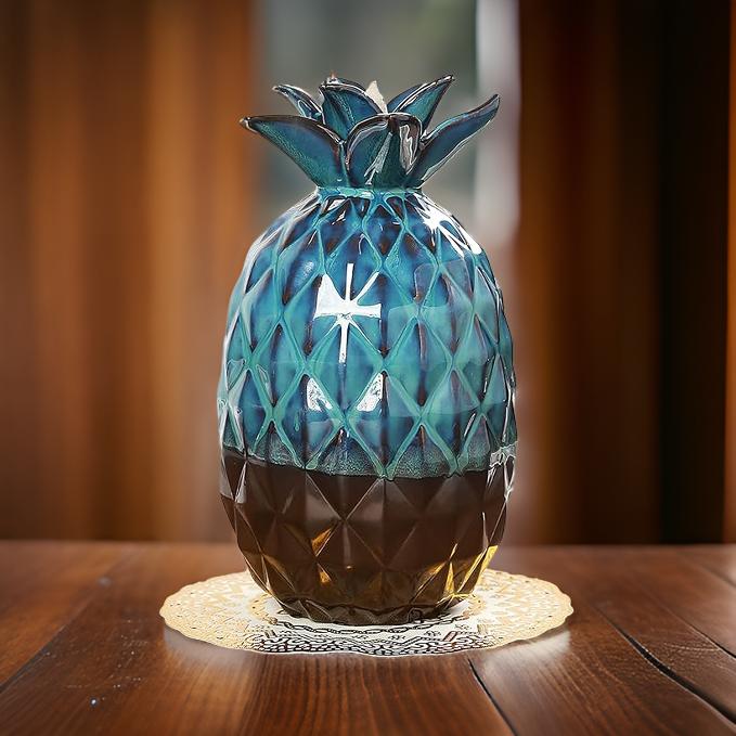 Ceramic Pineapple Incense Burner