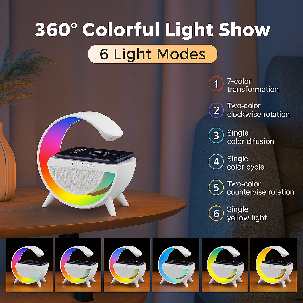 LED WIRELESS CHARGING SPEAKER - Image 3